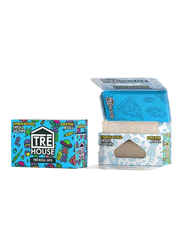 Tre House Roll Up Unbleached Ultra Thin Paper 8m - Image 3