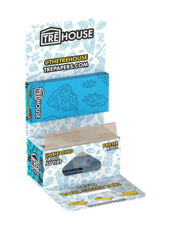 Tre House Roll Up Unbleached Ultra Thin Paper 8m - Image 2