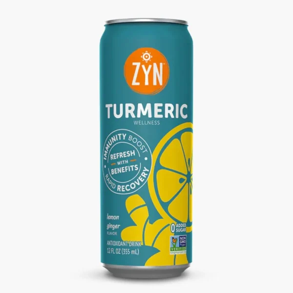 Turmeric Wellness Drink – Lemon Ginger (12-Cans)