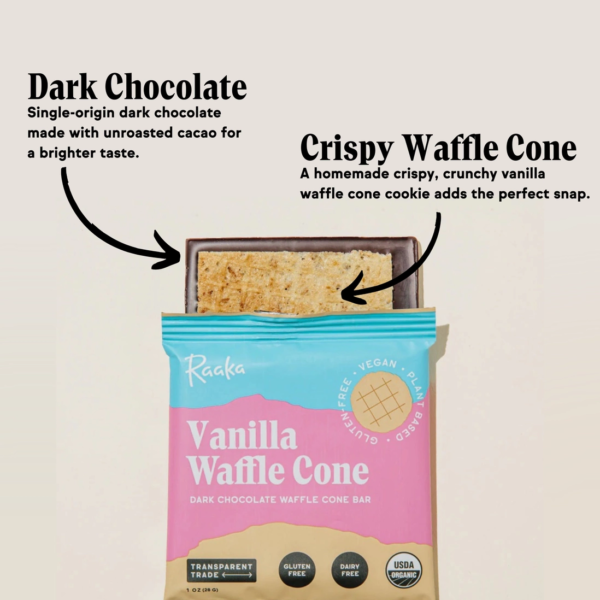 Raaka Vanilla Waffle Cone (4-Packs) - Image 3