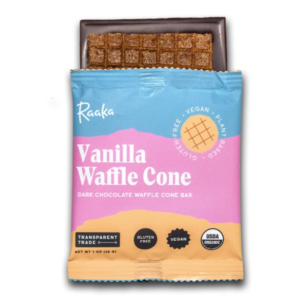 Raaka Vanilla Waffle Cone (4-Packs)