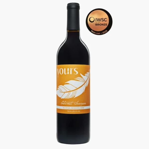 YOURS Non-Alcoholic Wine Small Batch California Cabernet Sauvignon