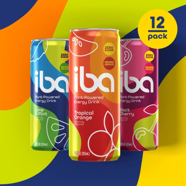 iba Energy Drink – Variety Pack (12-Cans)