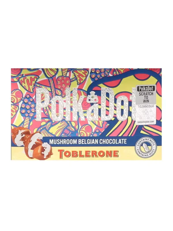 Toblerone PolkaDot Magic Mushroom Belgian Chocolate