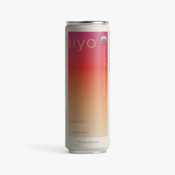 Hiyo Organic Strawberry Guava Functional Seltzer