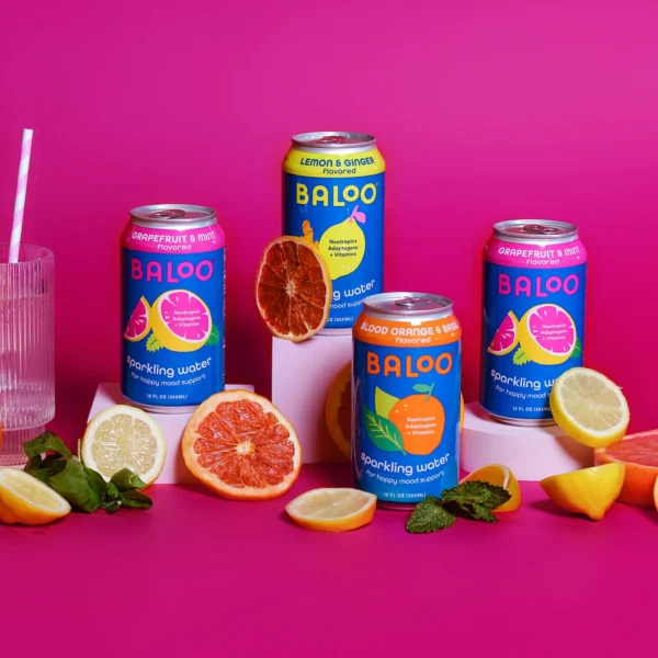 Baloo Sparkling Water, Variety Pack - Image 2