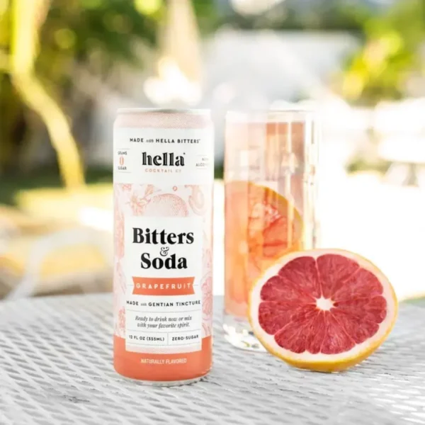Hella Cocktail Co. Bitters & Soda Grapefruit - Image 2