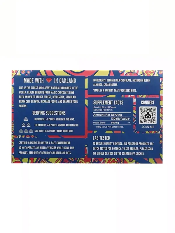 Toblerone PolkaDot Magic Mushroom Belgian Chocolate - Image 2